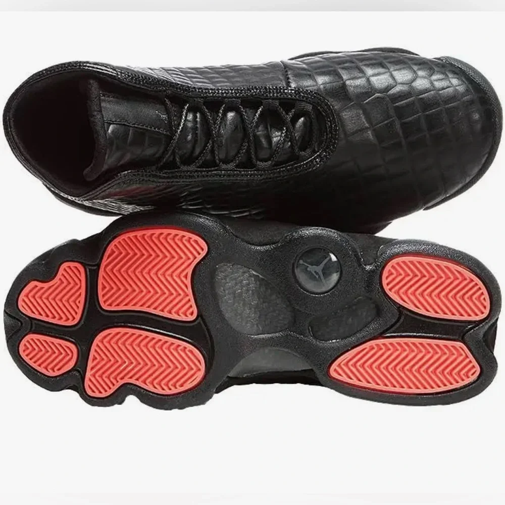 NIKE AIR JORDAN PREMIUM HORIZON BLACK “CROC” SZ 10.5 BRAND NEW 100% AUTHENTIC - Picture 3 of 10